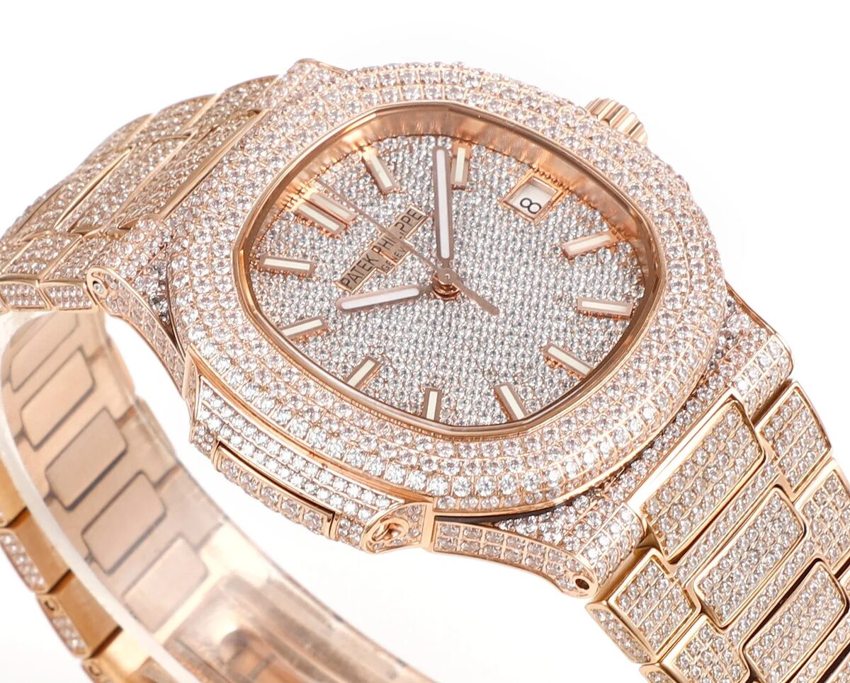 Patek Philippe Rose Gold Diamond Watch - gallery