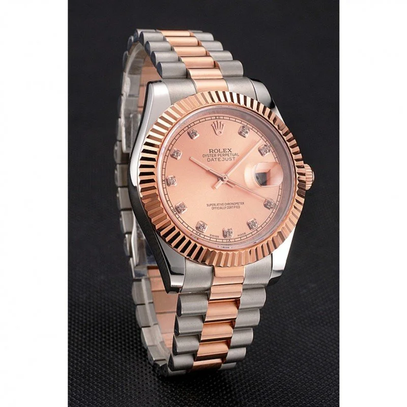 Superclone Rolex Datejust 41mm Rose-Gold Dial REP016816 - gallery