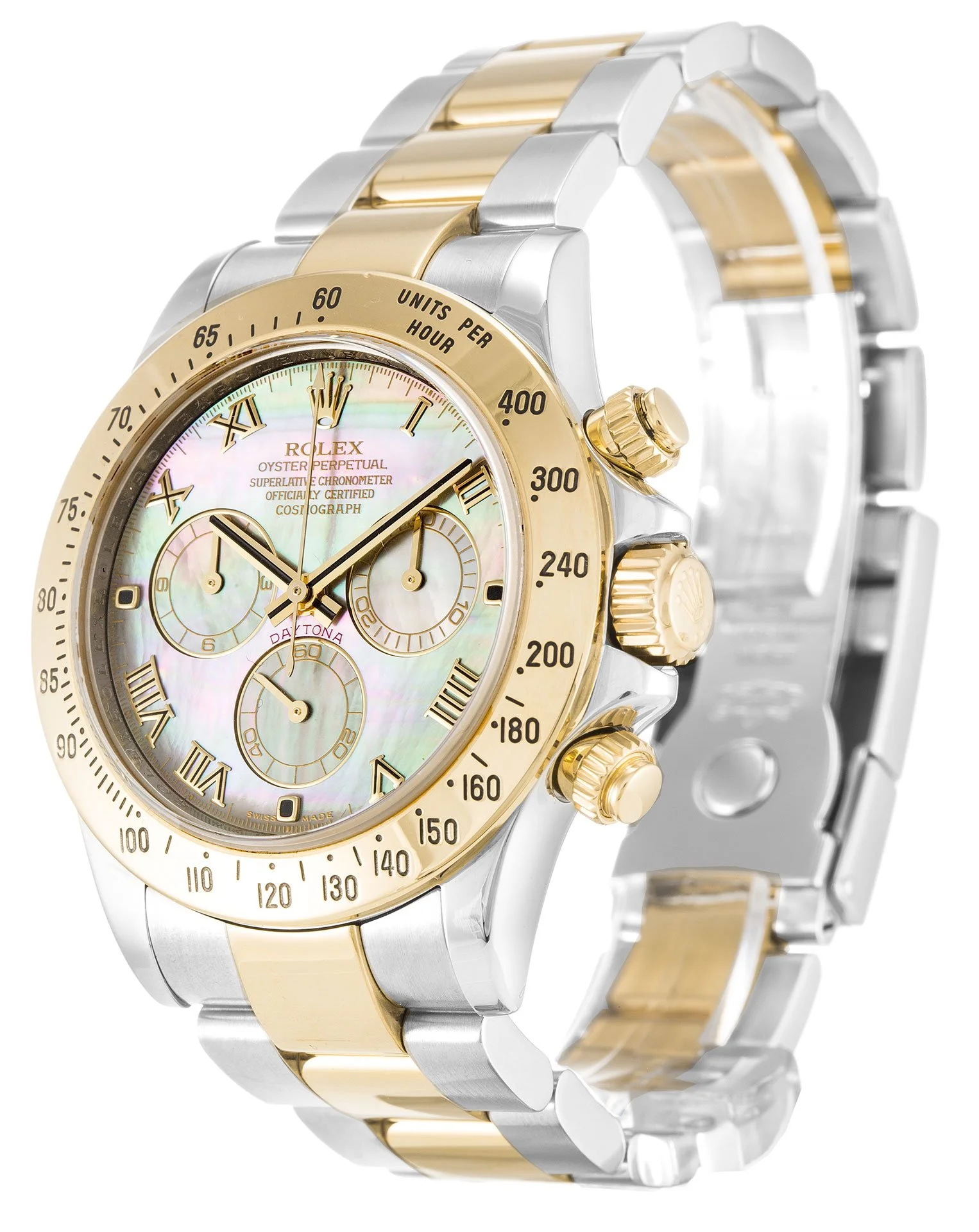 Rolex Daytona 40mm Mother of Pearl   Black Dial 116523 - gallery