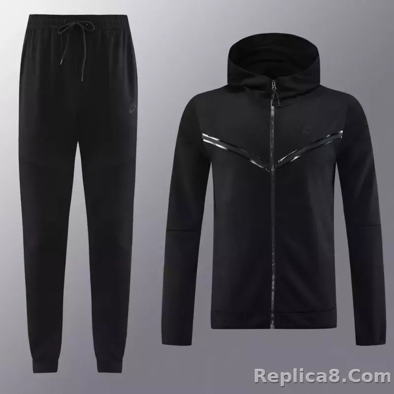 Sportswear Tech Fleece Men's Full-Zip Hoodie With the Pants - Black/Black