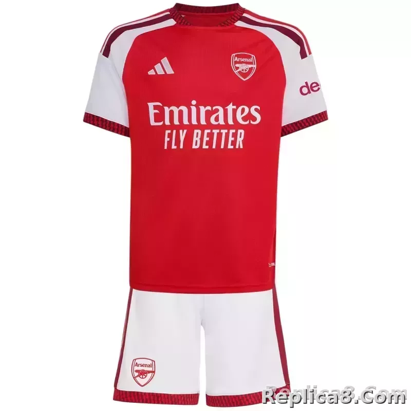 26-27 Arsenal Home Soccer Kids Kit Jersey+Shorts
