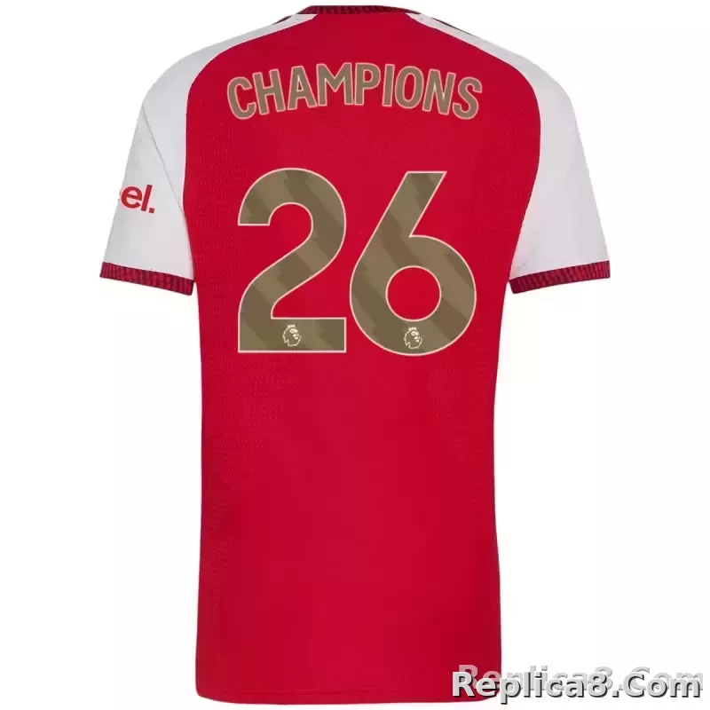 26-27 Arsenal adidas Premier League Champions Authentic Home Shirt