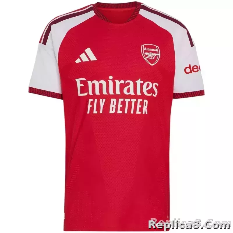 26-27 Arsenal adidas Premier League Champions Authentic Home Shirt - detail