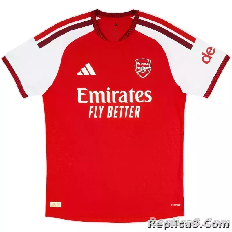 26-27 Arsenal adidas Premier League Champions Authentic Home Shirt - detail