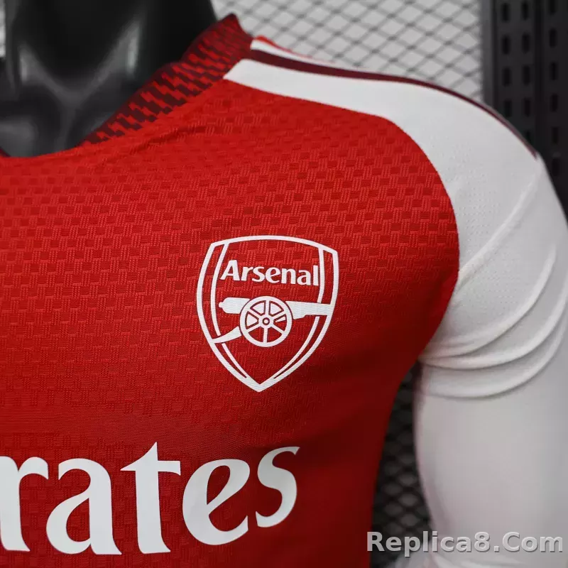 26-27 Arsenal Home Soccer Jersey Play Version Long Sleeve - detail