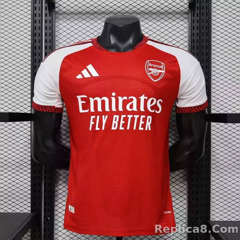 26-27 Arsenal Home Soccer Jersey Play Version