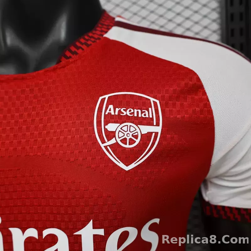 26-27 Arsenal Home Soccer Jersey Play Version - detail