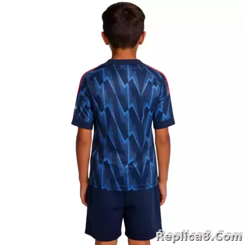25-26 Arsenal Away Soccer Kids Kit Jersey+Shorts - detail