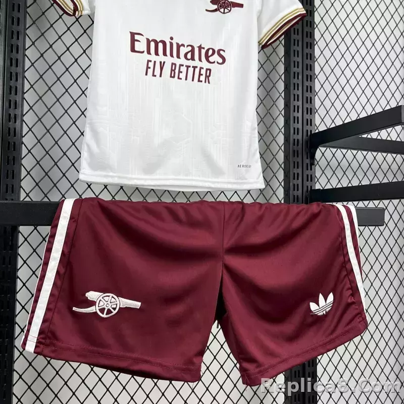 25-26 Arsenal Thid Away Soccer Kids Kit Jersey+Shorts - detail