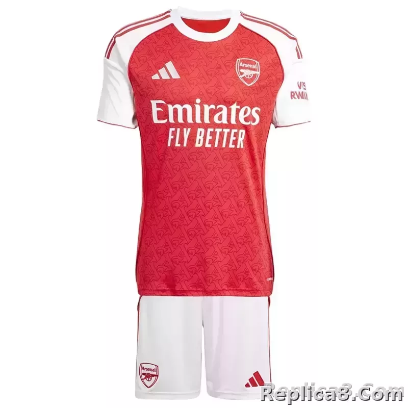 25-26 Arsenal Home Soccer Kids Full Kit Jersey+Shorts+Socks - detail