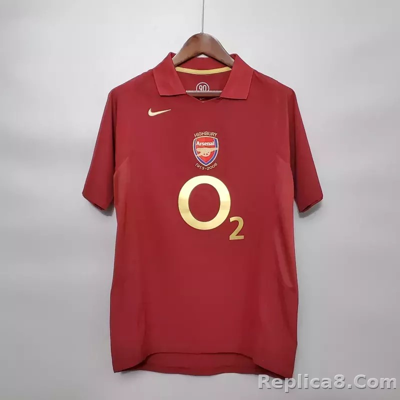 2005-2006 Arsenal Home Retro Version Jersey