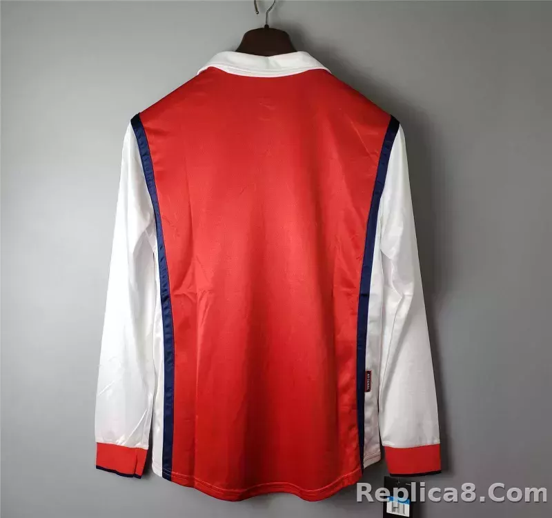 1998-1999 Arsenal Home Retro Version Jersey Long Sleeve - detail