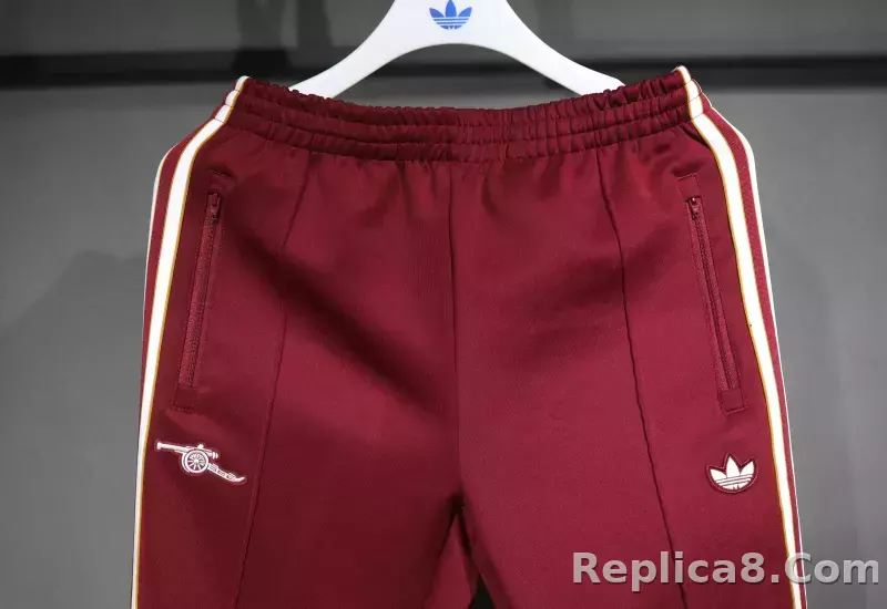 25-26 Arsenal Terrace Icons Track Training Tracksuit Kit(Jacket+Pants) Red - detail