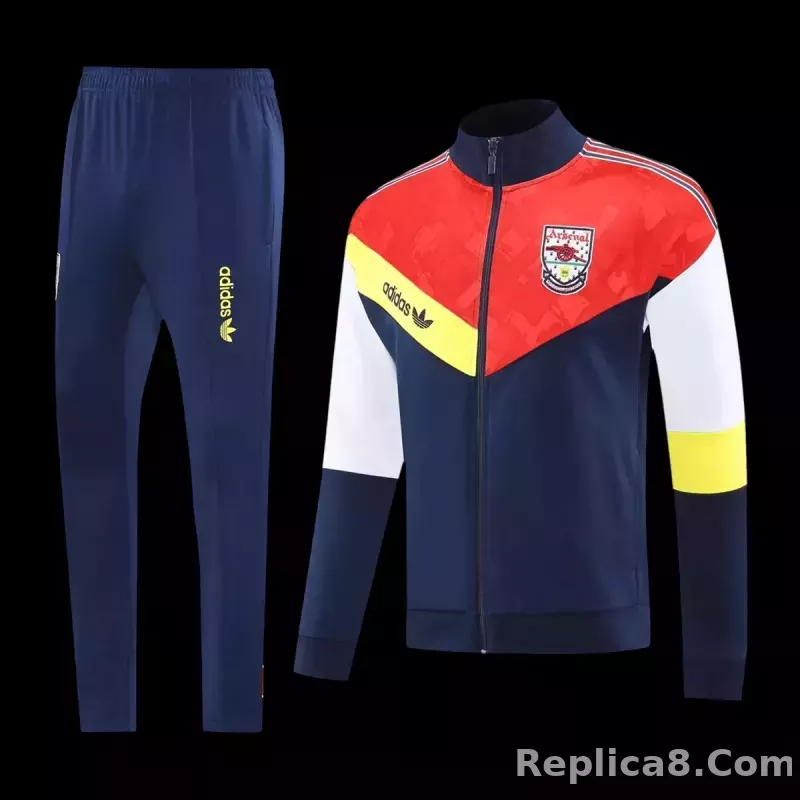 25-26 Arsenal Training Tracksuit Kit(Jacket+Pants) Navy&Red - detail