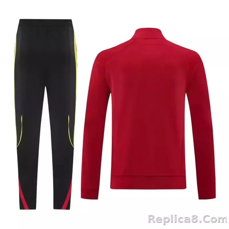 25-26 Arsenal Training Tracksuit Kit(Jacket+Pants) Red - detail