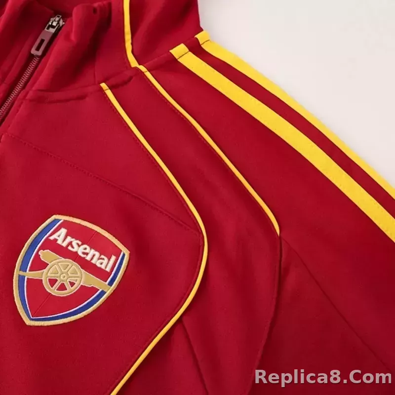 25-26 Arsenal Training Tracksuit Kit(Jacket+Pants) Red - detail