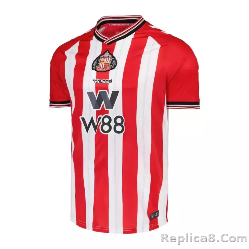 25-26 Sunderland Home Soccer Jersey