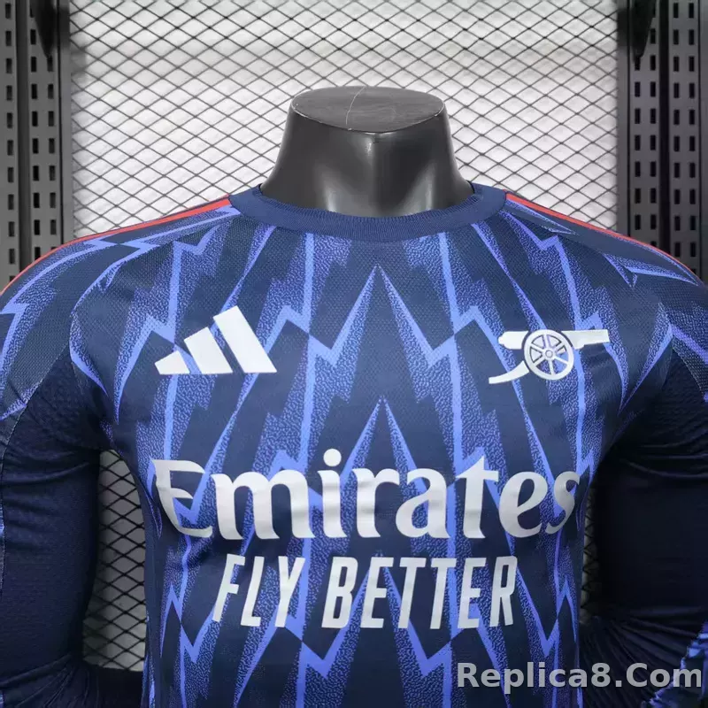 25-26 Arsenal Away Soccer Jersey Play Version Long Sleeve - detail