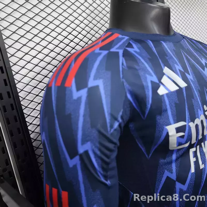 25-26 Arsenal Away Soccer Jersey Play Version Long Sleeve - detail