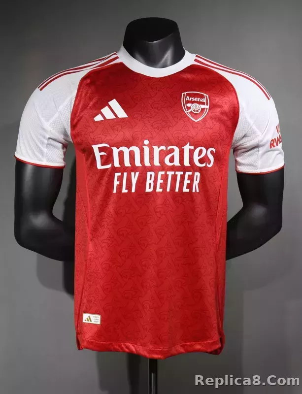 25-26 Arsenal Home Soccer Jersey Play Version