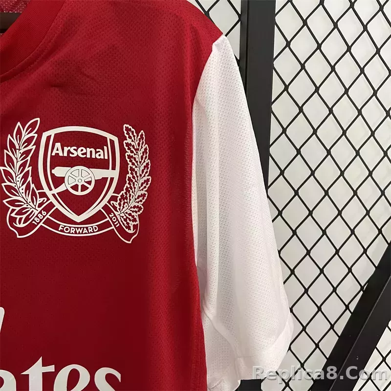 2011-12 Arsenal Home Retro Kit Vintage Shirt - detail