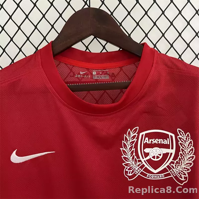2011-12 Arsenal Home Retro Kit Vintage Shirt - detail