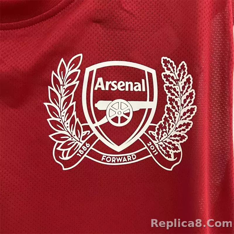 2011-12 Arsenal Home Retro Kit Vintage Shirt - detail
