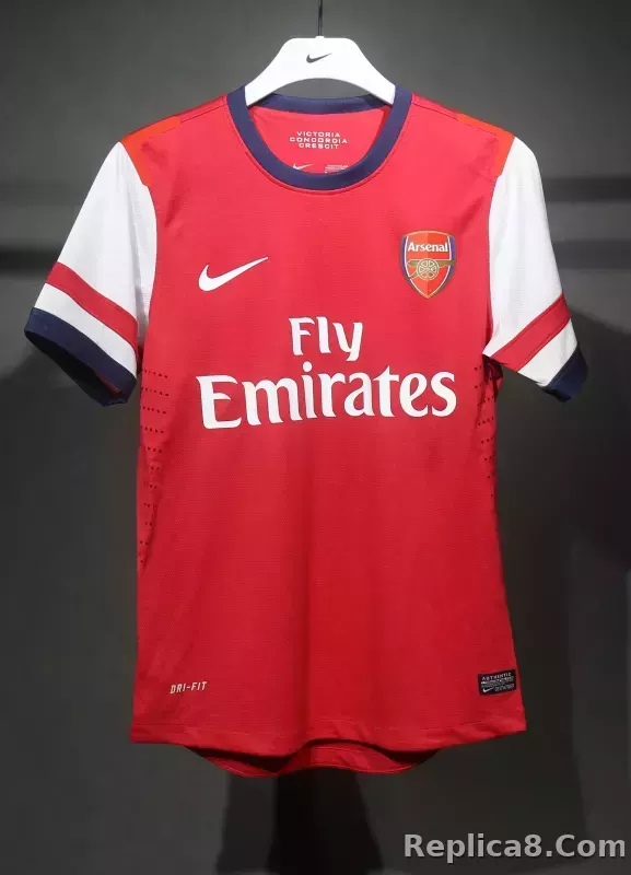 2012-13 Arsenal Home Retro Kit Vintage Shirt Player Edtion - detail