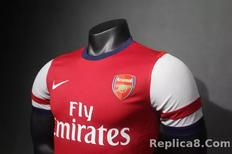 2012-13 Arsenal Home Retro Kit Vintage Shirt Player Edtion - detail