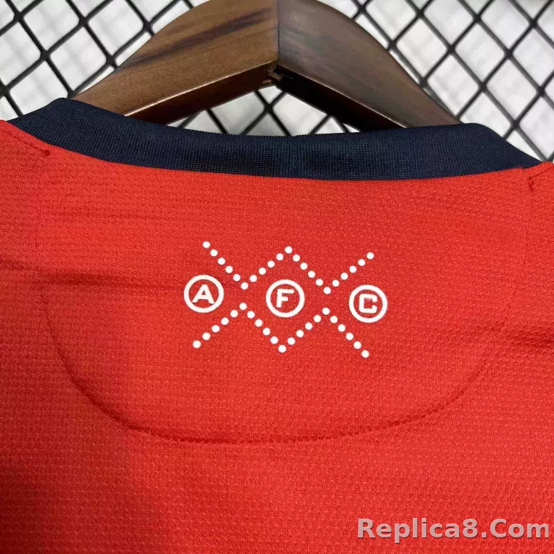 2012-13 Arsenal Home Retro Kit Vintage Shirt Long Sleeve - detail