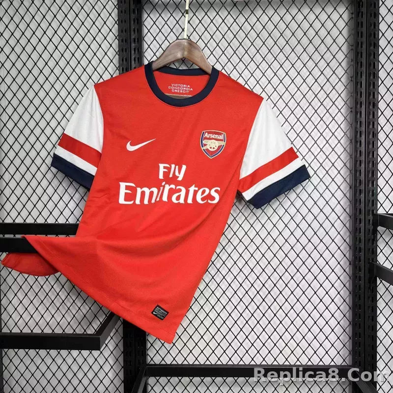 2012-13 Arsenal Home Retro Kit Vintage Shirt - detail