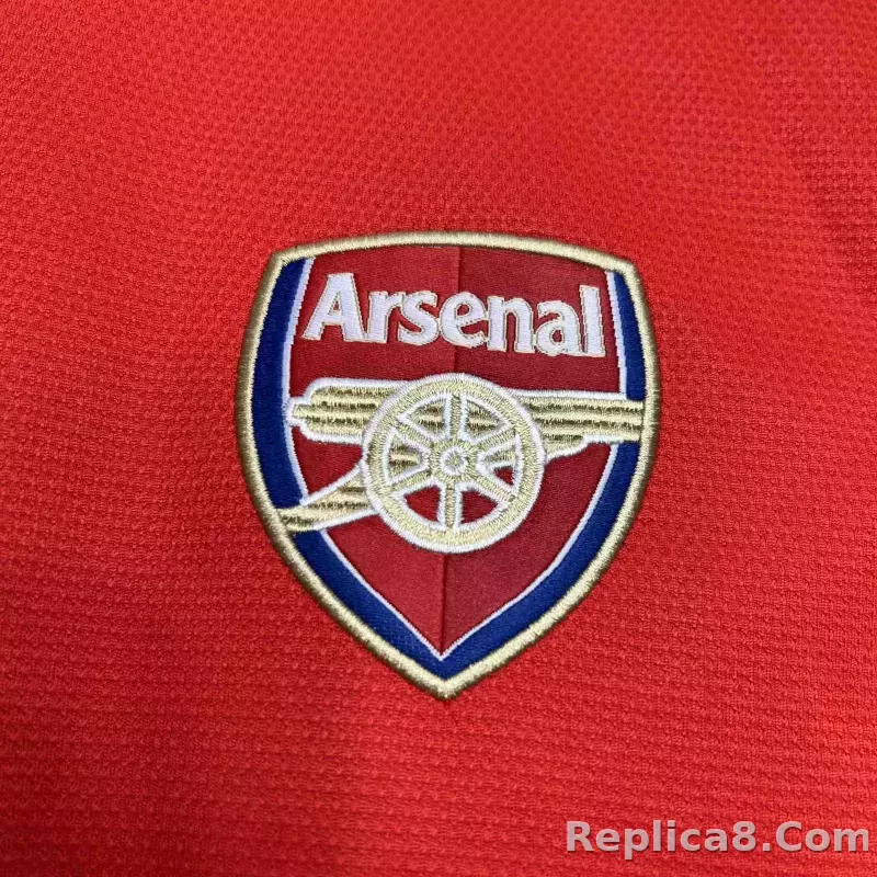 2012-13 Arsenal Home Retro Kit Vintage Shirt - detail