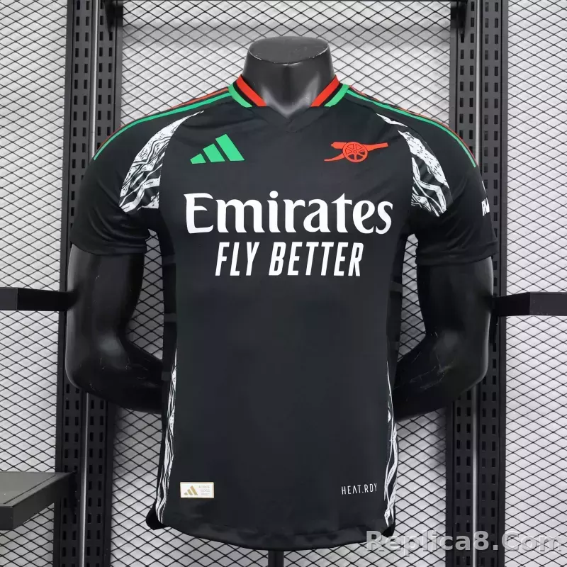 24-25 Arsenal Away Soccer Jersey Play Version