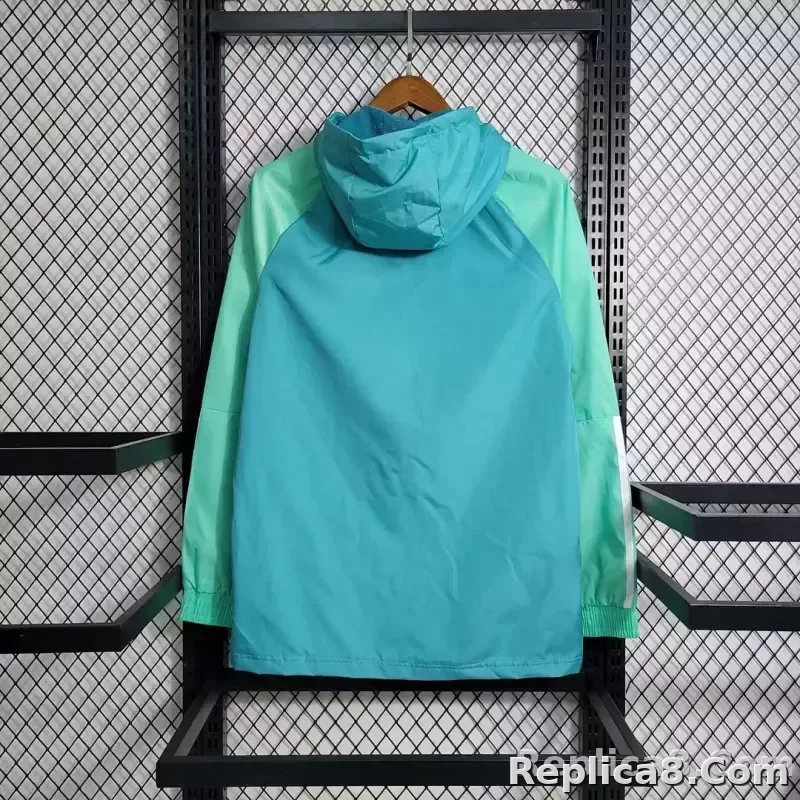 2023-2024 Arsenal Windbreaker Light green Soccer Jersey 1:1 Thai Quality - detail