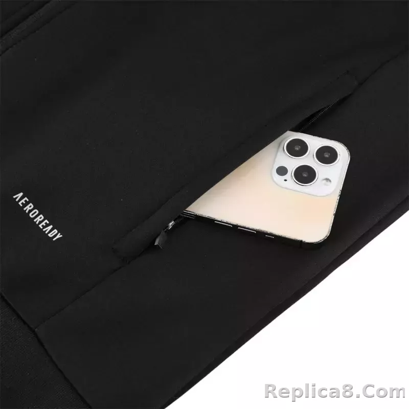Arsenal Training Kit (Jacket+Pants) Black 2023/24 - detail
