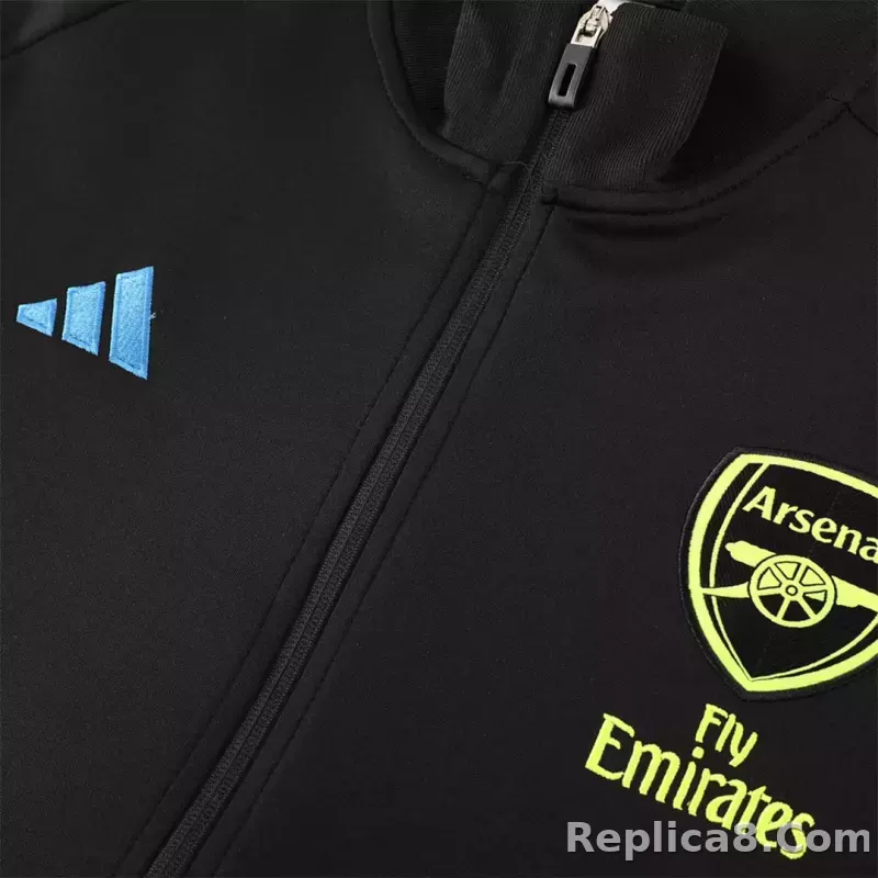 Arsenal Training Kit (Jacket+Pants) Black 2023/24 - detail