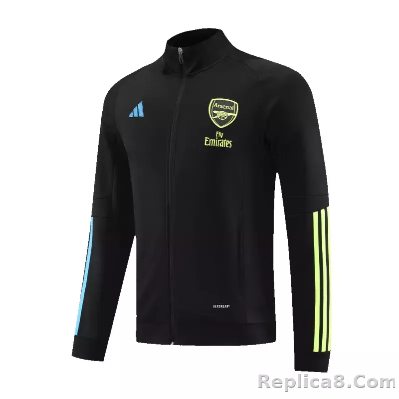 Arsenal Training Kit (Jacket+Pants) Black 2023/24 - detail