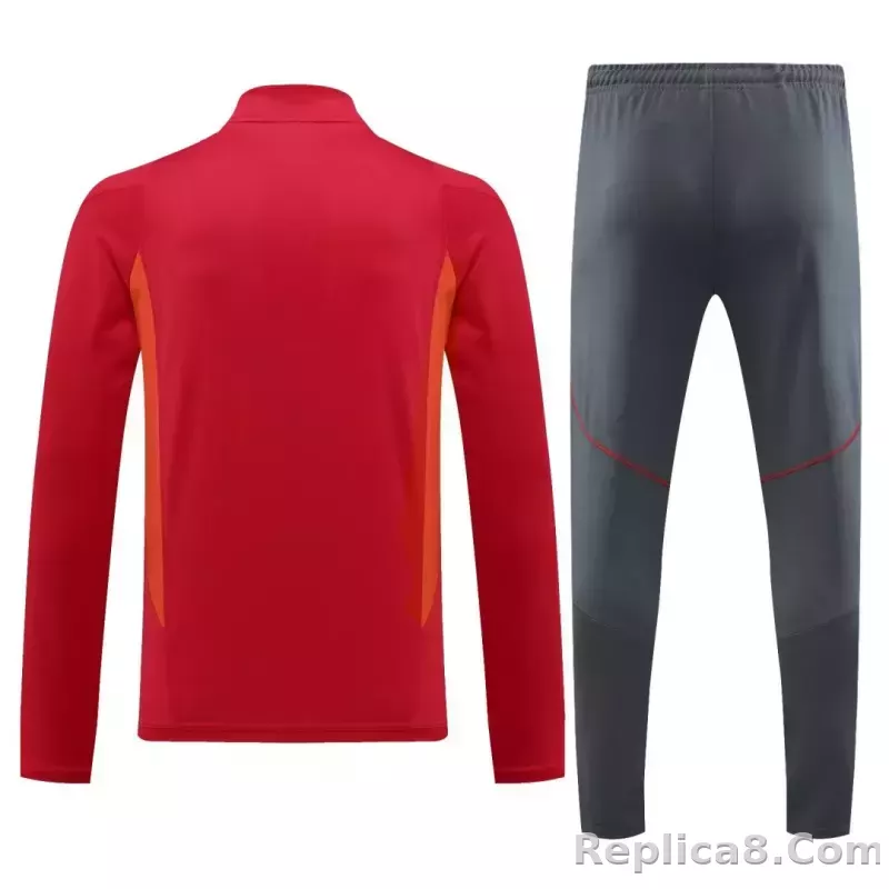 Arsenal Zipper Sweatshirt Kit(Top+Pants) Red 2023/24 - detail