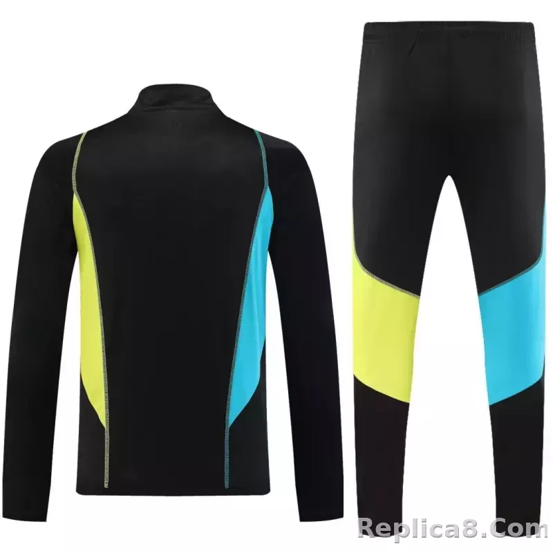 Arsenal Zipper Sweatshirt Kit(Top+Pants) Black 2023/24 - detail