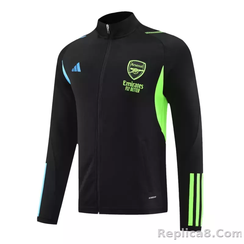 Arsenal Training Jacket Kit (Jacket+Pants) Black 2023/24 - detail