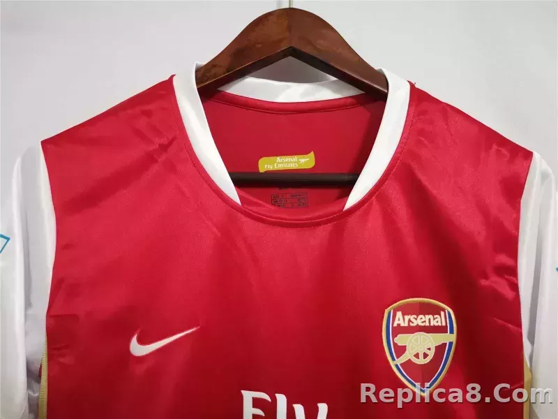 2006-2007 Arsenal Home Retro Version Jersey - detail