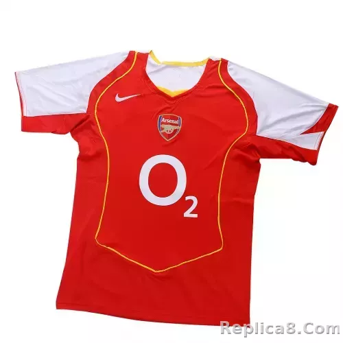 2004-2005 Arsenal Home Retro Version Jersey - detail