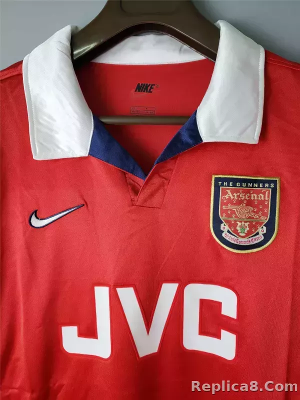 1998-1999 Arsenal Home Retro Version Jersey - detail