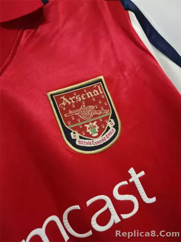 2000-2001 Arsenal Home Retro Version Jersey - detail