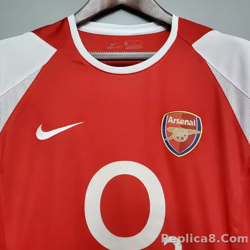 2002-2004 Arsenal Home Retro Version Jersey - detail