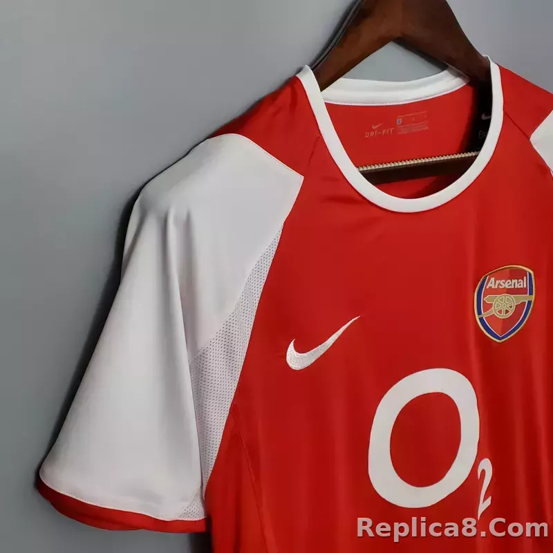 2002-2004 Arsenal Home Retro Version Jersey - detail