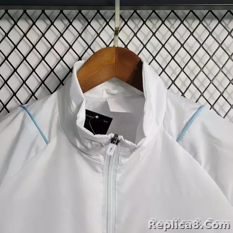 2023 Arsenal Soccer Jersey Windbreaker white - detail