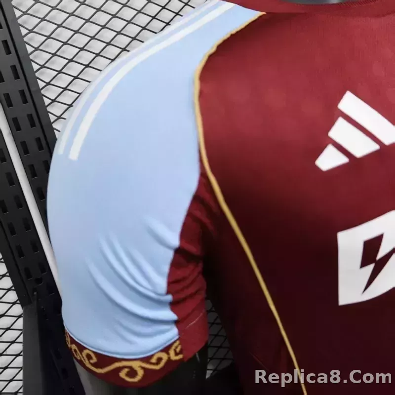 25-26 Aston Villa Home Soccer Jersey Player Version - detail