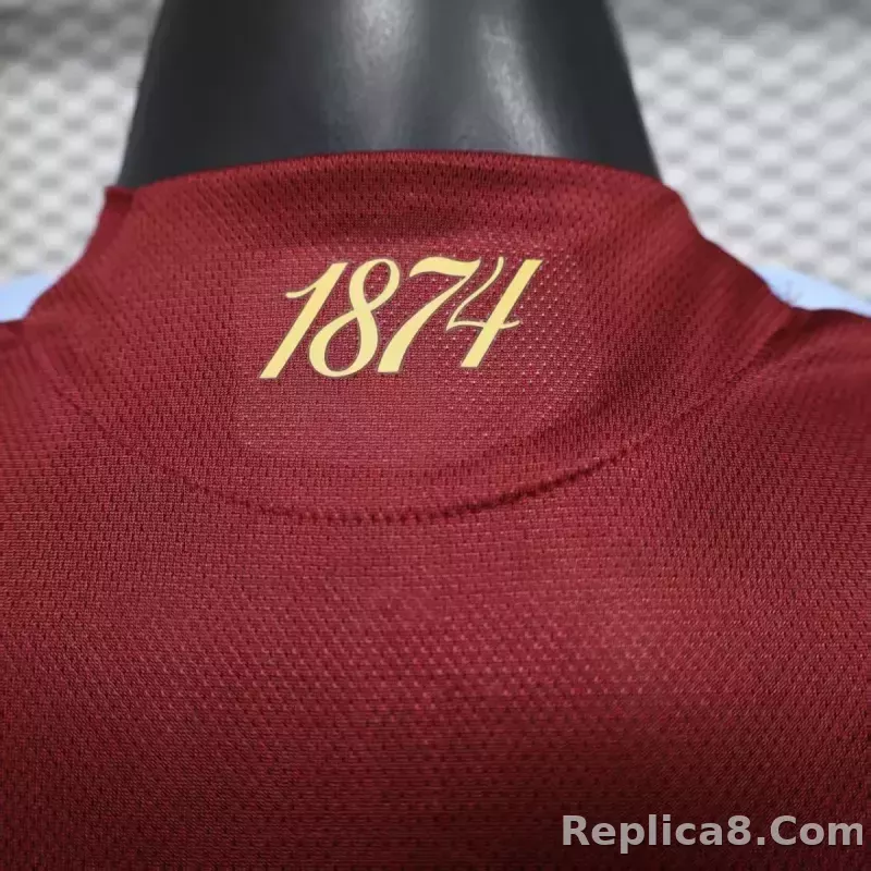 25-26 Aston Villa Home Soccer Jersey Player Version - detail