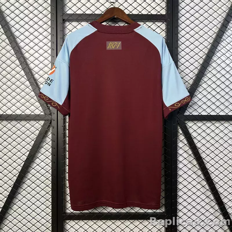 25-26 Aston Villa Home Soccer Jersey - detail